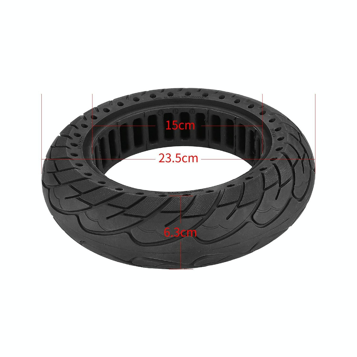 Shock-Absorbing 10 Tubeless Honeycomb Tire For Ninebot Max G30-1964932348227227650