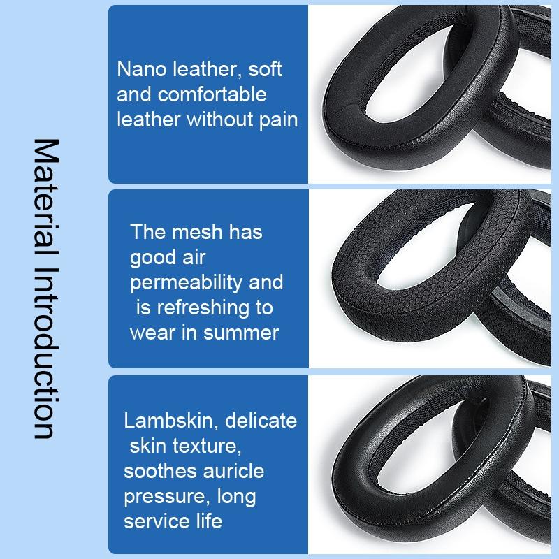 Pair Of Lambskin Head Beam For Sennheiser Gsp Series-1915198115057635332