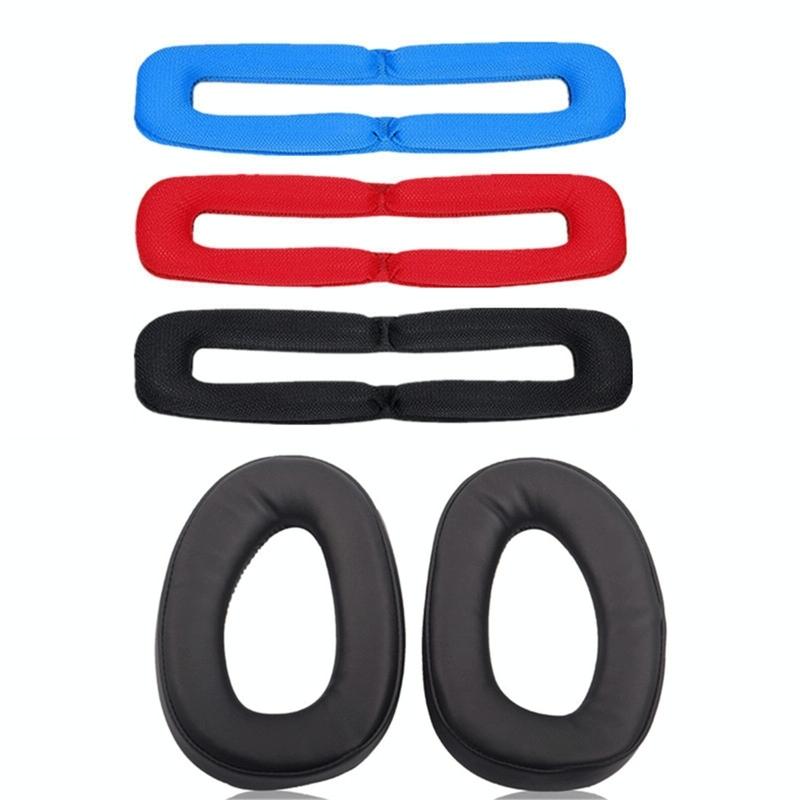2-Pack Headphone Covers For Sennheiser Gsp Series - Red Headband-1915197810727325697