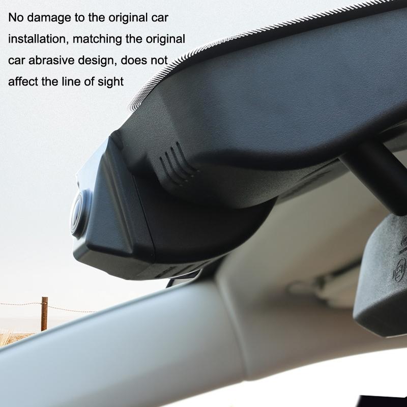 1080P Dual Recording Hidden Driving Recorder With Wifi And Screen - Black-1915196973602967553