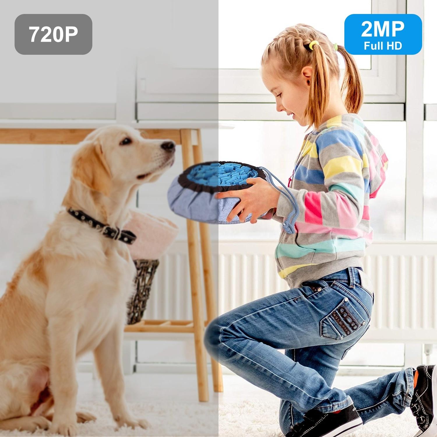 Hd Wifi Camera With Two-Way Voice Intercom For S20 Home Mobile Phone-1915197418278883329
