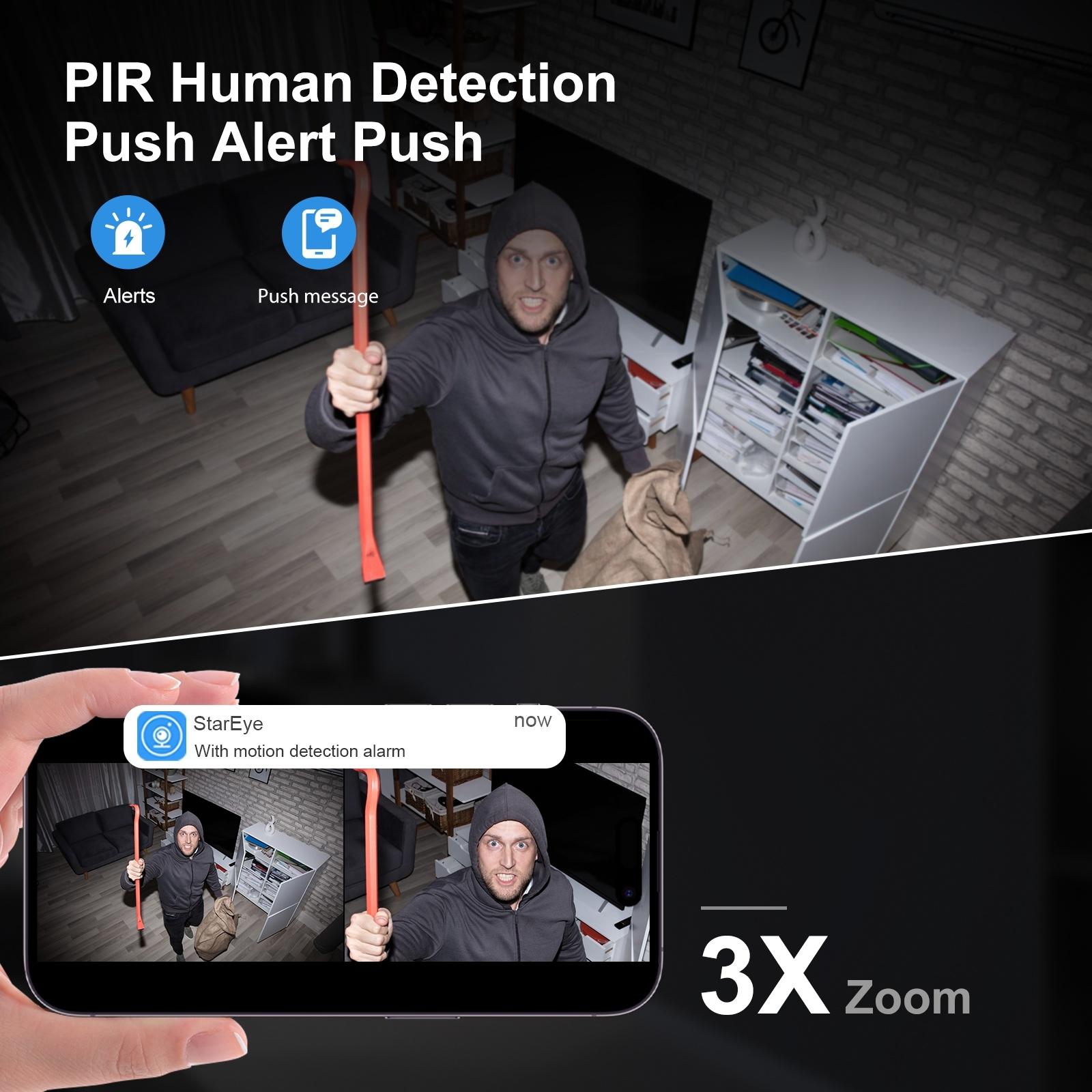 Hd Wifi Camera With Two-Way Voice Intercom For S20 Home Mobile Phone-1915197418278883333