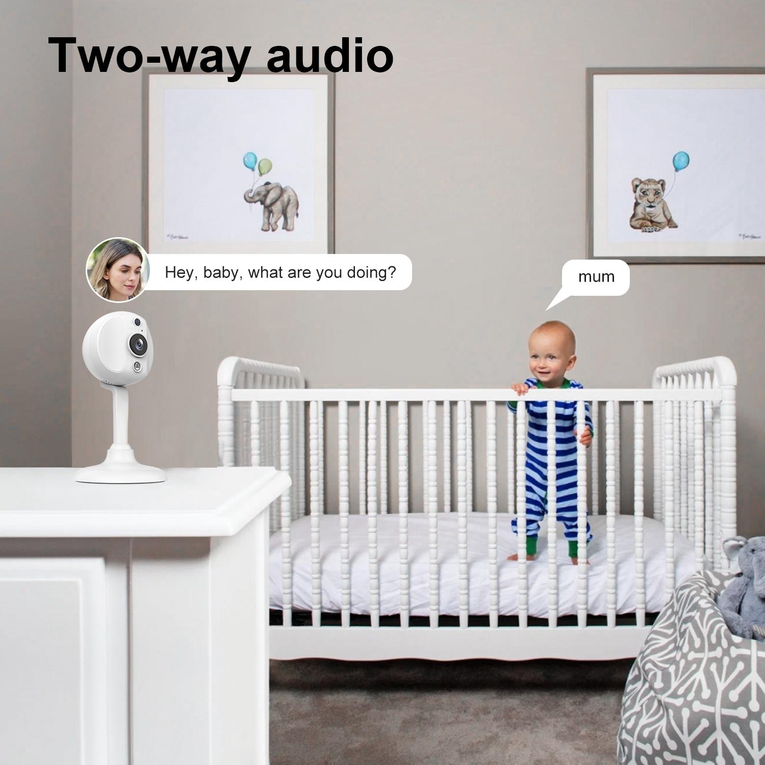 Hd Wifi Camera With Two-Way Voice Intercom For S20 Home Mobile Phone-1915197418278883335