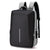 Anti-Theft Hard Shell Backpack For Men With Alloy Frame - Gray-1915197442035421191