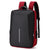 Hard Shell Backpack Alloy Frame Anti-Theft Computer Bag For Men Red-1915197267955027975