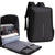 Hard Shell Backpack Alloy Frame Anti-Theft Computer Bag For Men Black-1915197030158962695