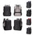 Hard Shell Backpack Alloy Frame Anti-Theft Computer Bag For Men Black-1915197030158962689