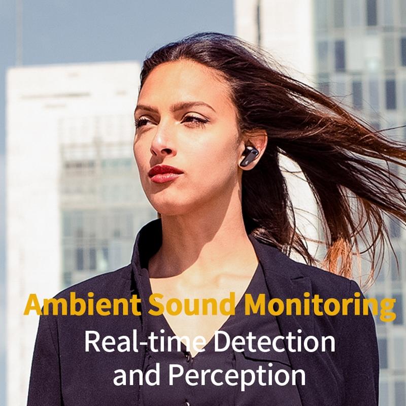 Shadow Black Wireless Bluetooth Earphones - Waterproof And Dustproof-1915196905504247813