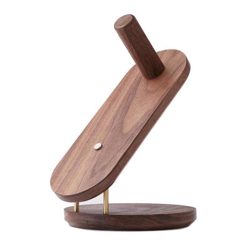 Black Walnut Hair Dryer Storage Bracket - Solid Wood-1915196908138270721