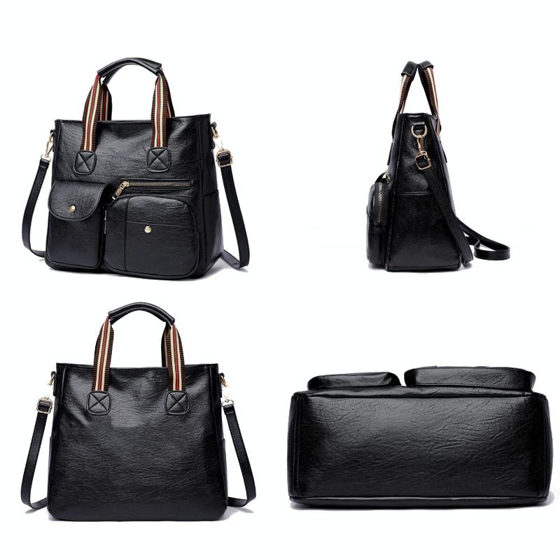 Yellow Middle-Aged Mother Bag With Multi-Pocket Capacity-1964932230149181443