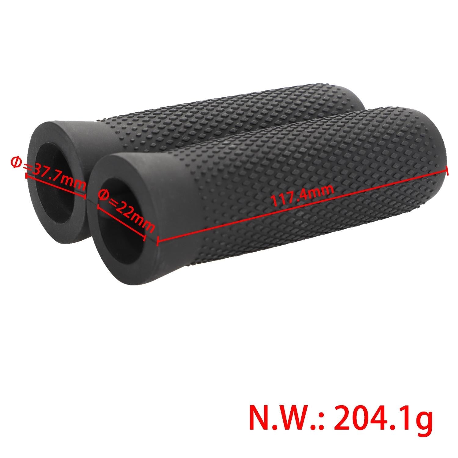 Silicone Handbar Cover For Ninebot Es Scooters - Gray Pair-1964932339280777218