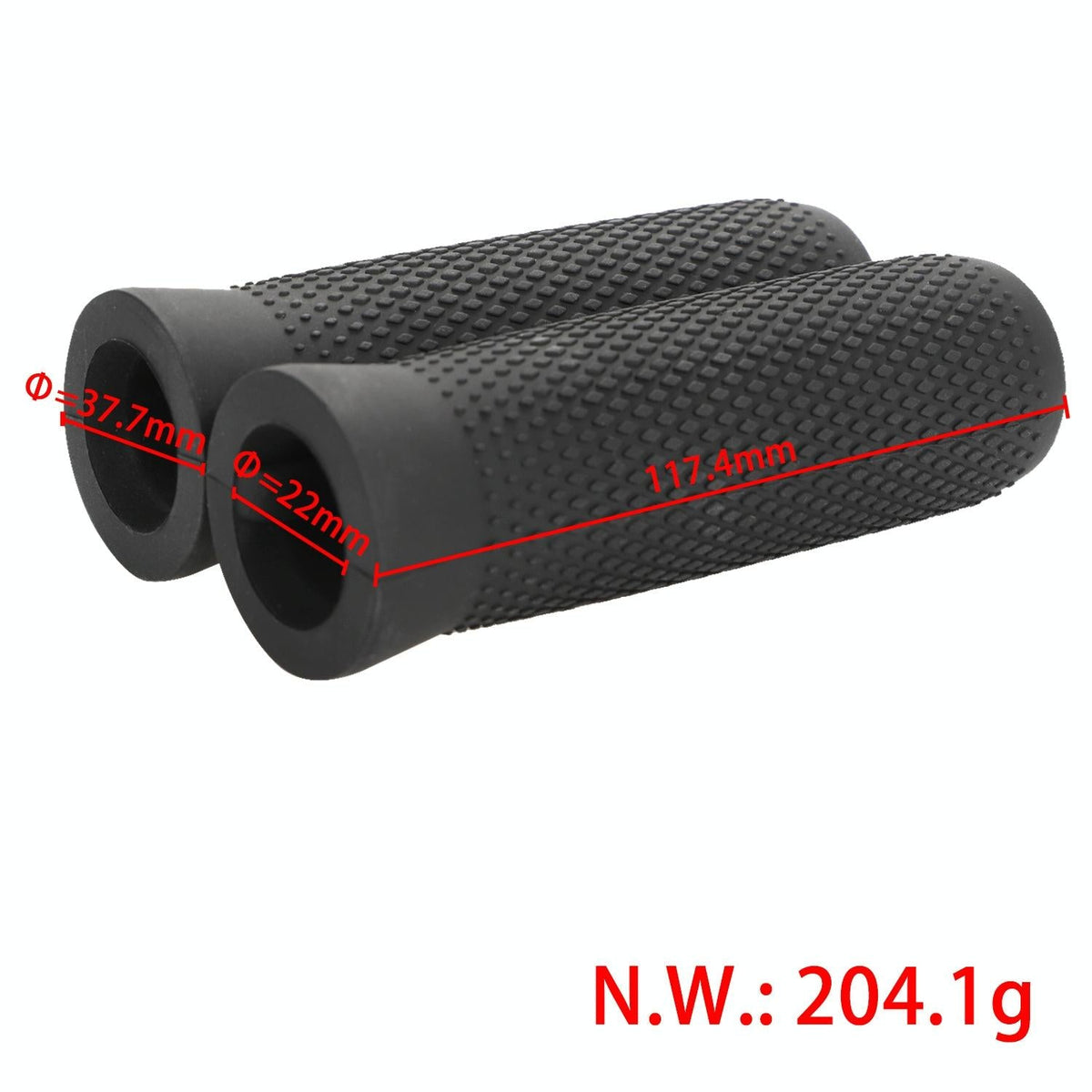 Silicone Handbar Cover For Ninebot Es Scooters - Black Pair-1964932327717081090