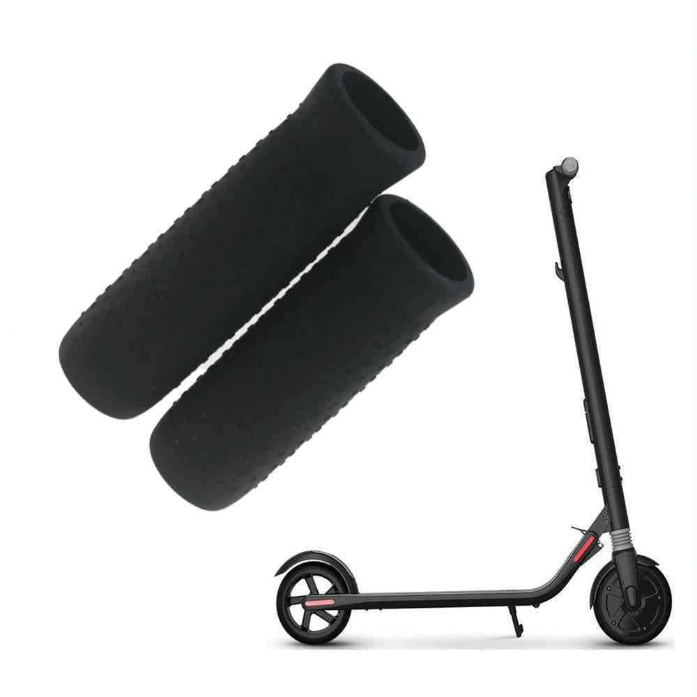 Silicone Handbar Cover For Ninebot G30 Max - Black 1 Pair-1964932312722444293