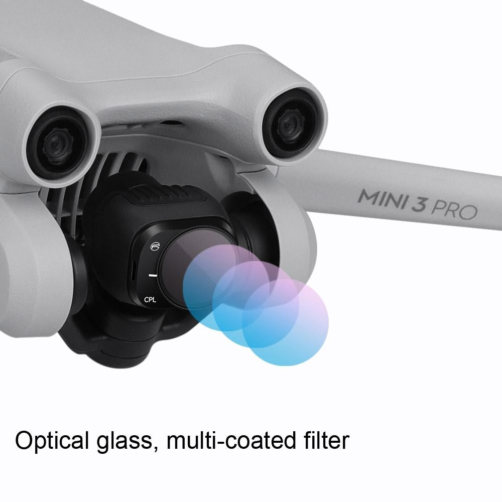 Adjustable Aluminum Alloy Filter For Dji Mini 3 Pro - Cpl Style-1915198105691754500
