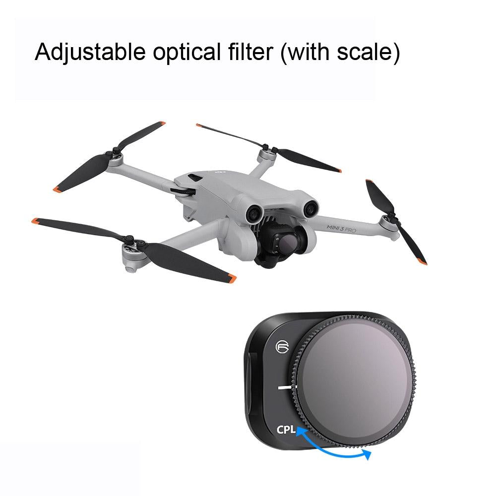 Adjustable Aluminum Filter For Dji Mini 3 Pro - Nd64-1915197433541955587
