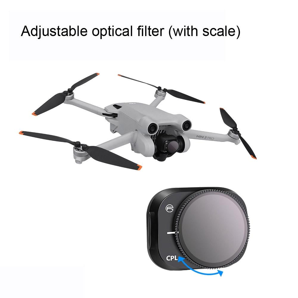 Adjustable Aluminum Alloy Filter Set For Dji Mini 3 / Pro 4-1964932235429810179