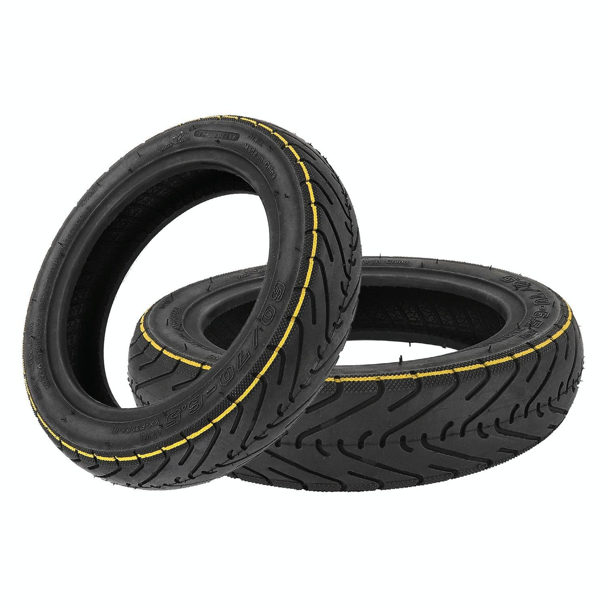 Electric Scooter With 10 Striped Vacuum Tire For Ninebot Max G30 Series-1964932322352566277