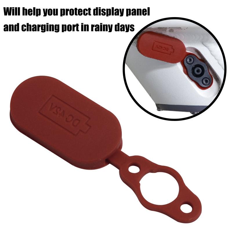 Universal 5-In-1 Silicone Port Cover For Xiaomi M365 Scooter-1964932345773559811