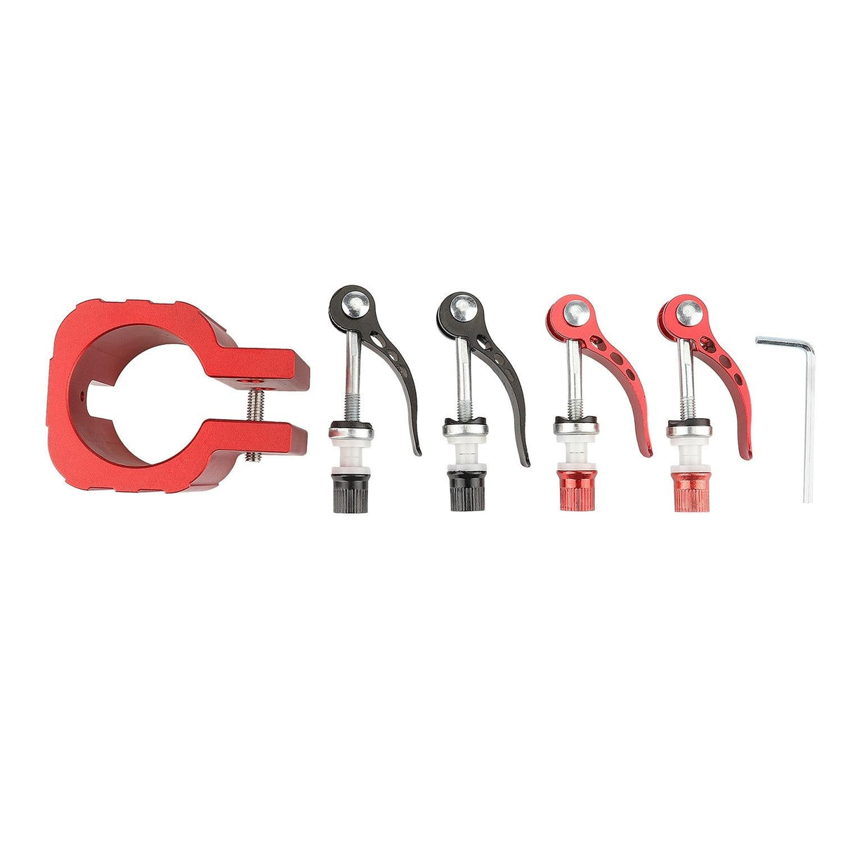 Black Folding Clamp For Electric Scooter - Zero 8X 10X 11X Dualtron Dt3 Thunder-1964932317478785029