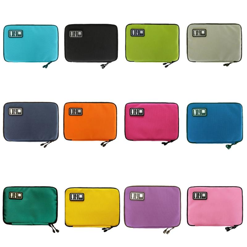 Portable Mobile Phone U Disk Storage Bag - Multifunctional Blue-1915198285325406209