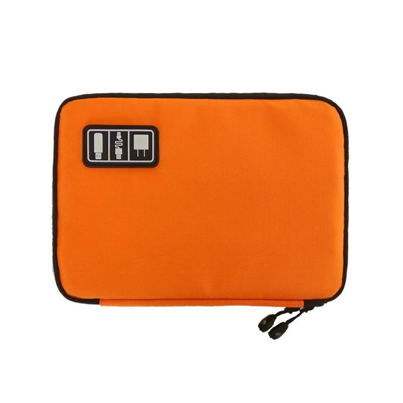 Portable Multifunctional U Disk Storage Bag For Mobile Phone Accessories - Orange-1964932254186737670