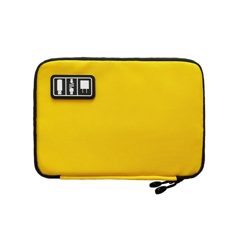 Portable Multifunctional U Disk Storage Bag For Mobile Phone Accessories - Yellow-1964932358067064832