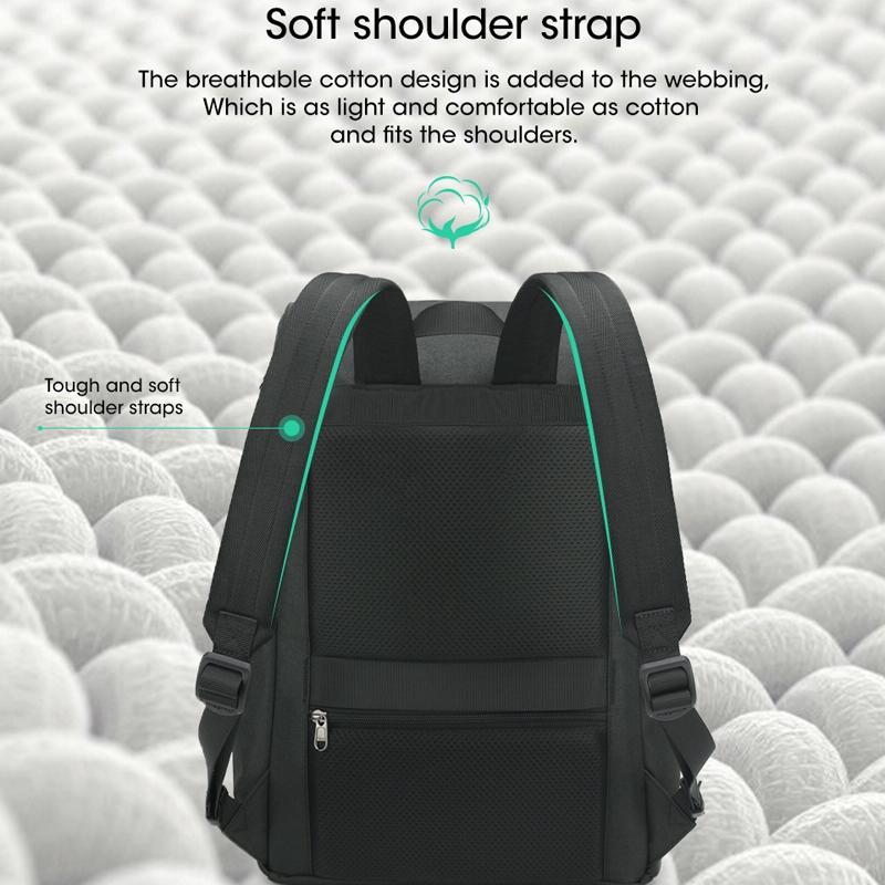 Men Simple Laptop Backpack - Compact & Stylish-1915196813695127553