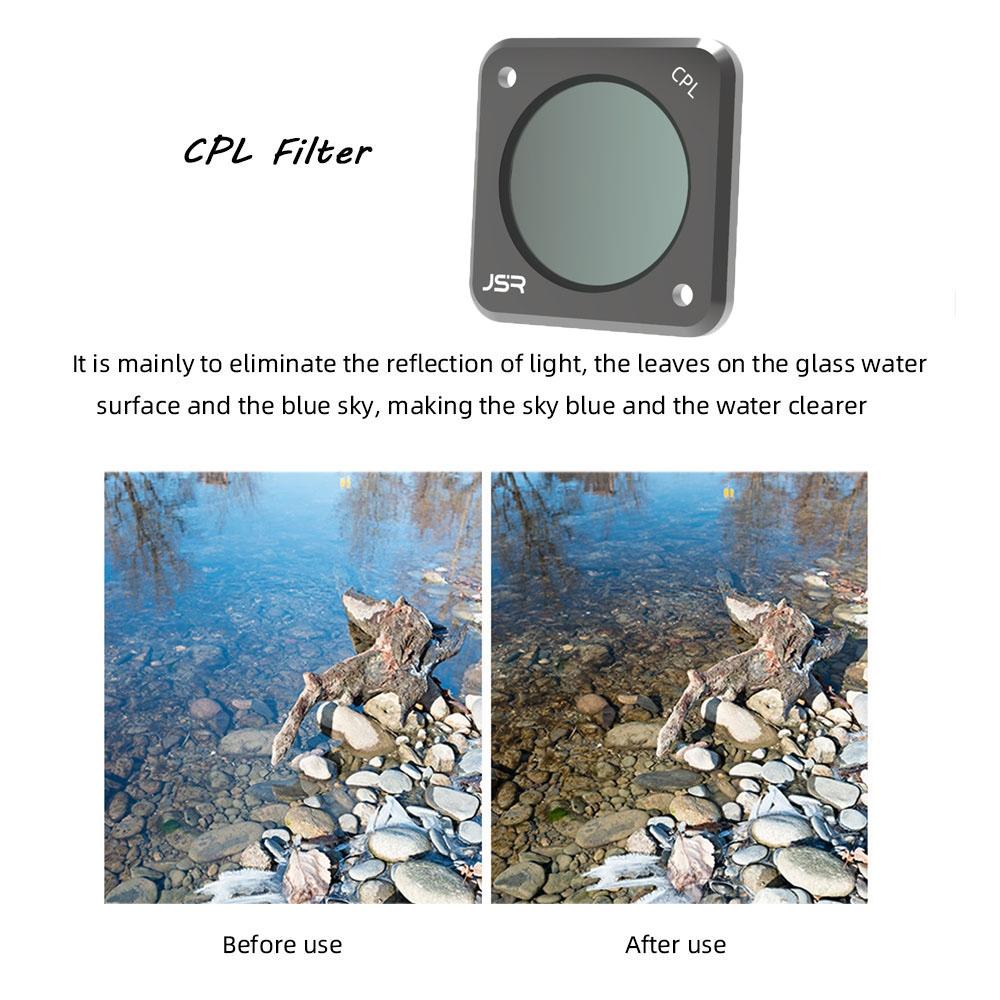 Dji Action 2 With Action Camera Filters - Cpl Style-1915198139124551683