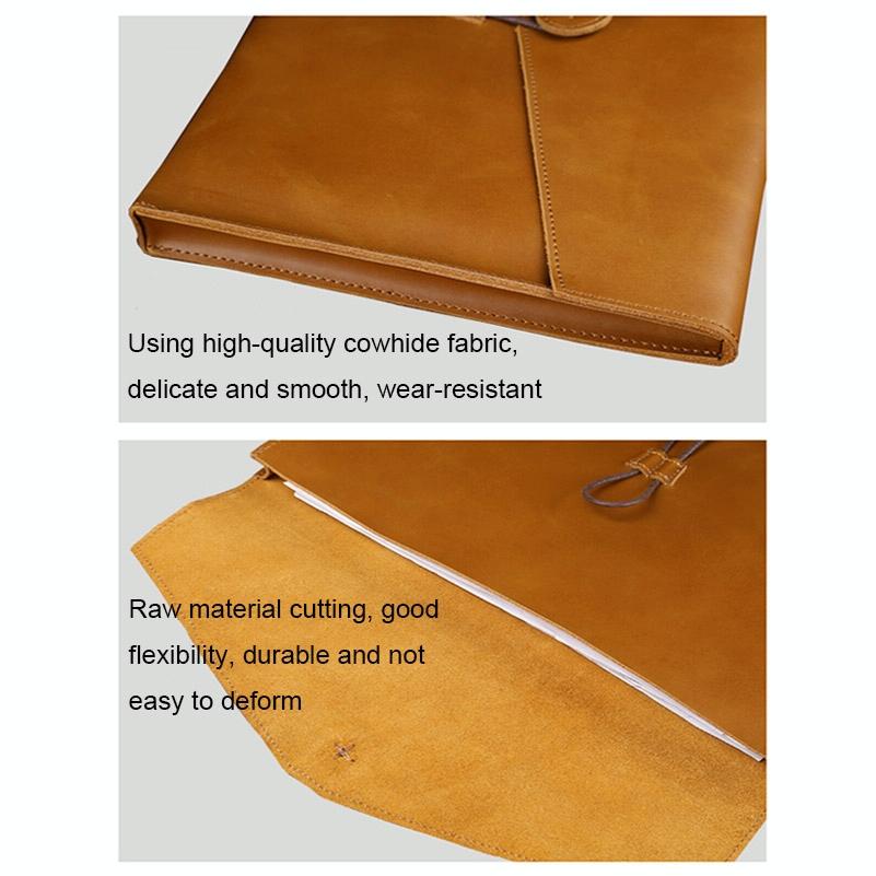 Leather Business Briefcase - Durable And Stylish-1964932345433821189