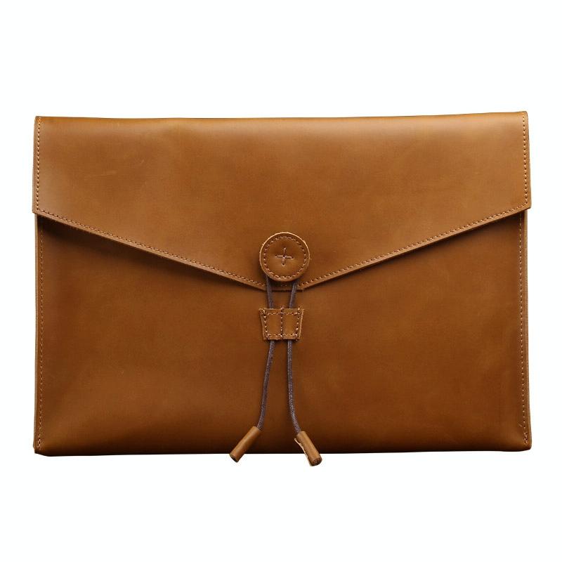 Leather Business Briefcase - Durable And Stylish-1964932345433821191