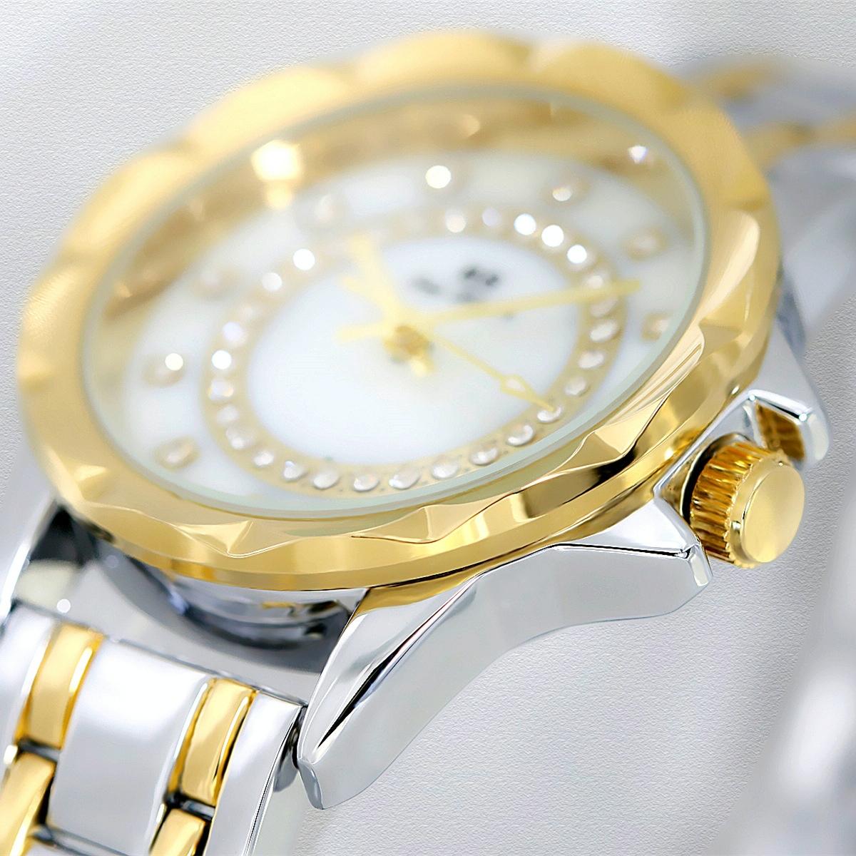 Elegant Lace Women Watch - Golden-1915196842501607428