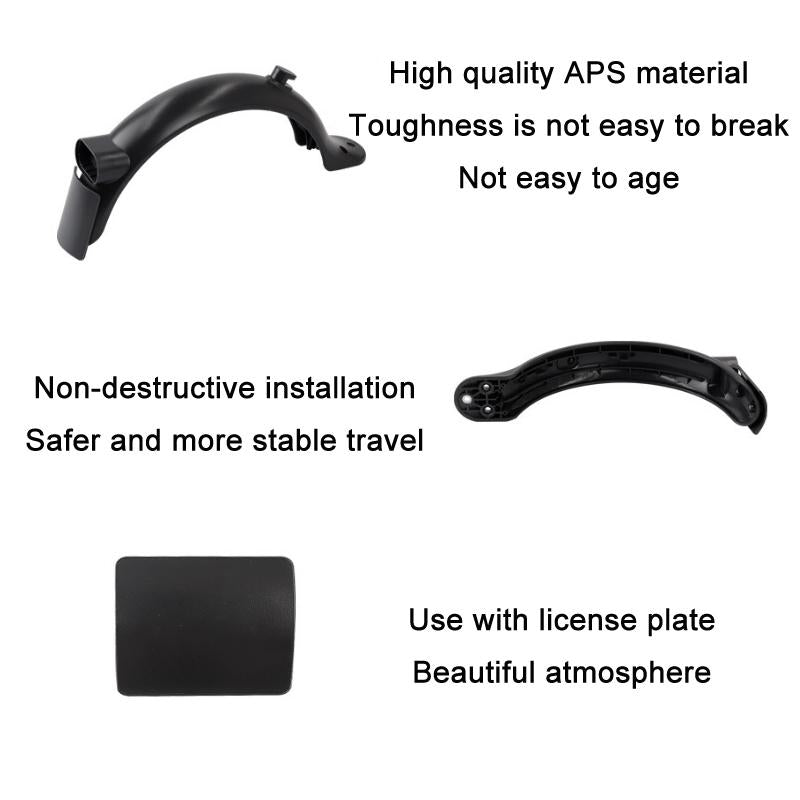 Xiaomi M365 Pro2 Electric Scooter Fender / Tail Light - Black-1964932233907277827