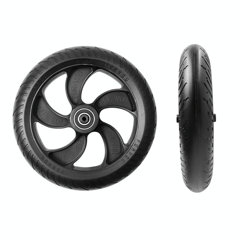 Kugoo S1 / S2 / S3 Front Wheel Accessory - 8 Inch Black-1964932231873040385