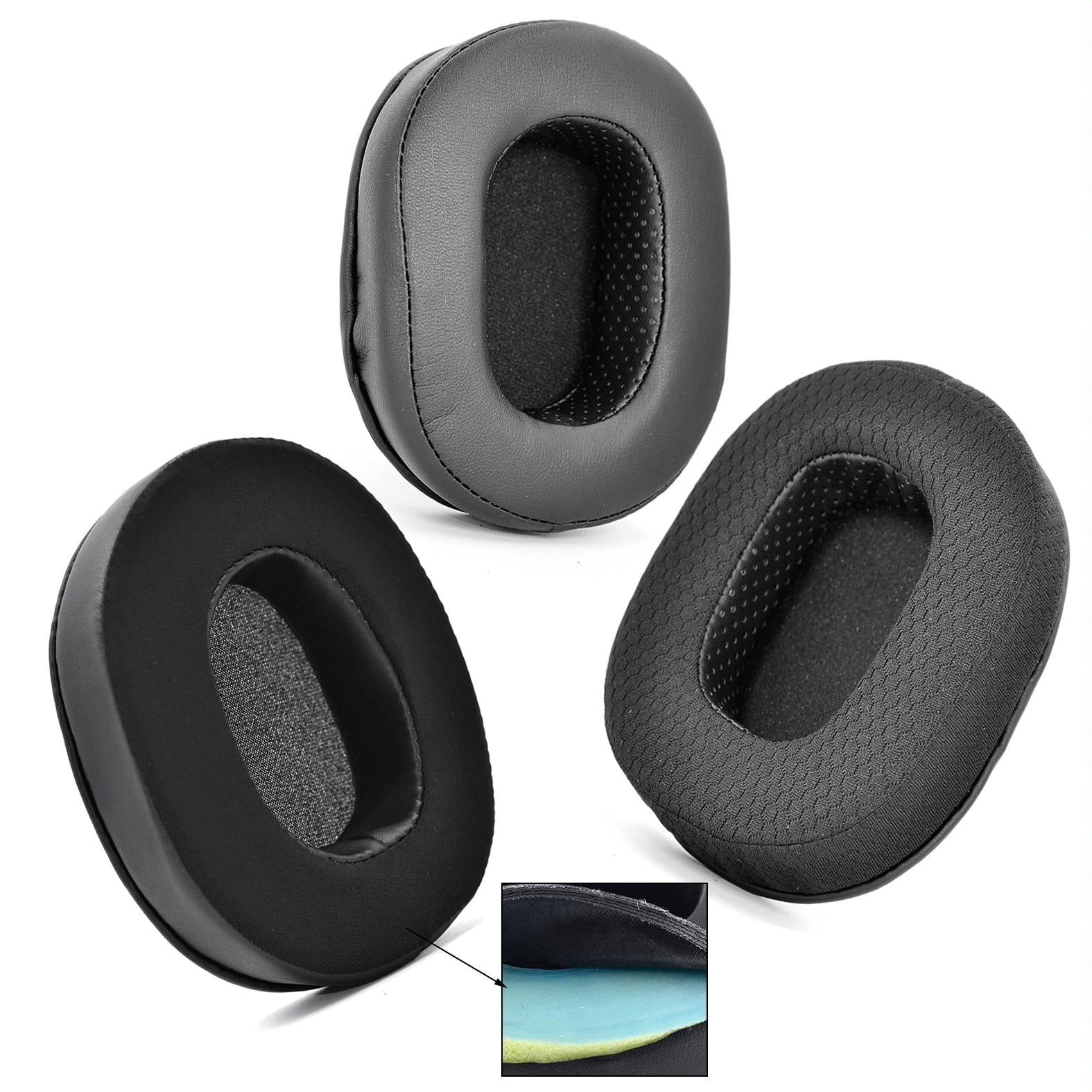 2-Pack Ear Pads For Razer Blackshark V2 / V2 Pro - Ice Sense Sponge Cover-1915197853039464449