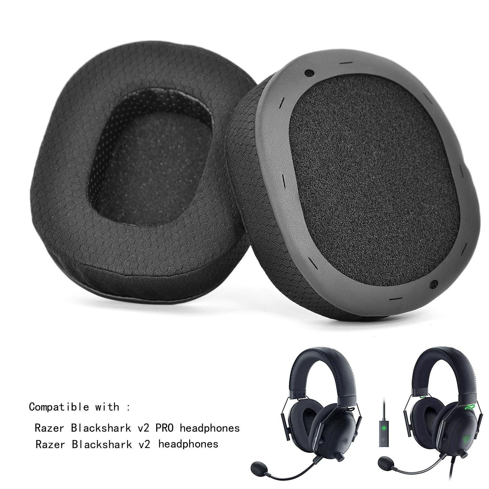 2-Pack Razer Blackshark V2 / V2 Pro Ear Pads - Football Net Sponge Cover-1915197693299396609