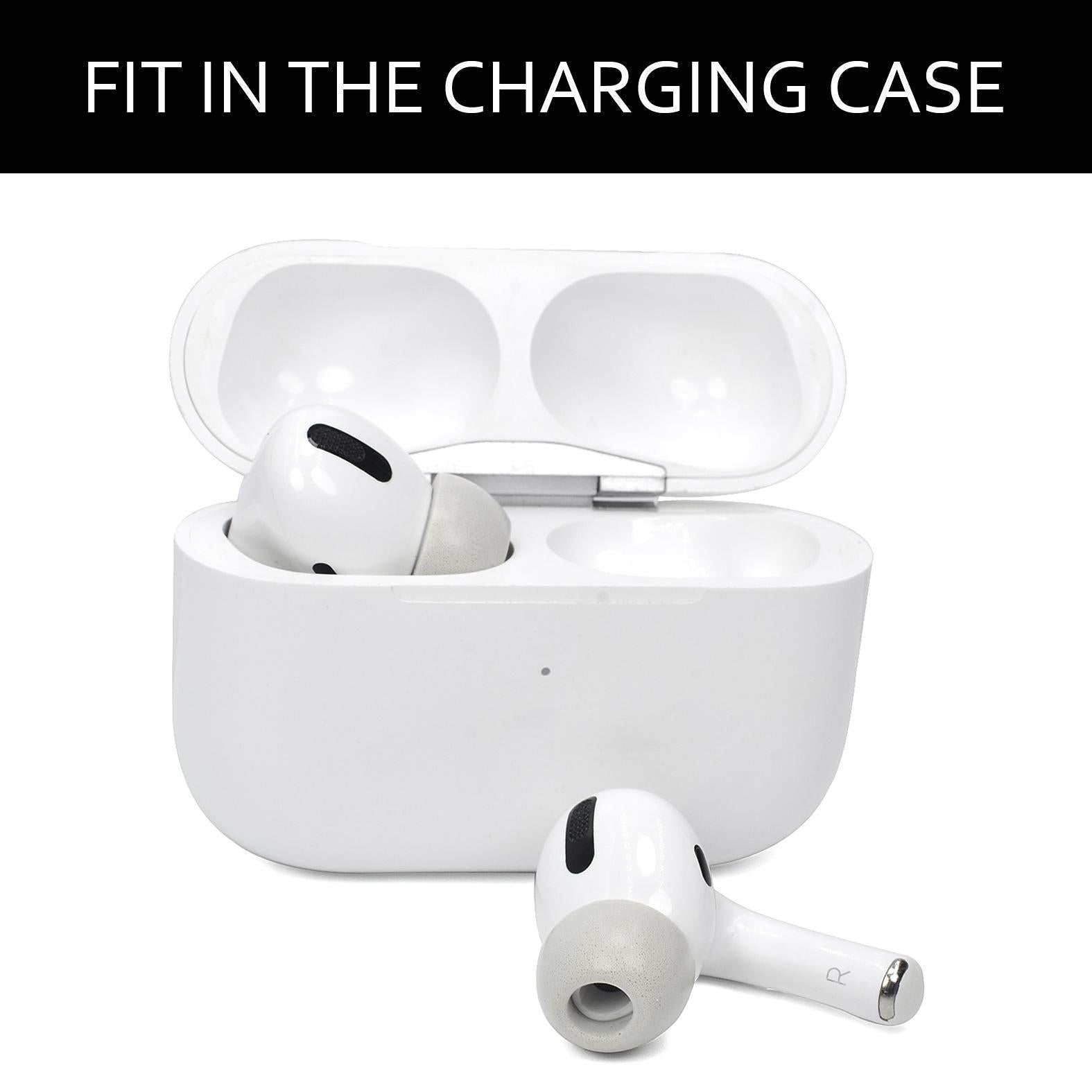 2-Pack Memory Foam Ear Tips For Tws Airpods Pro - Small Gray-1915197438650617860