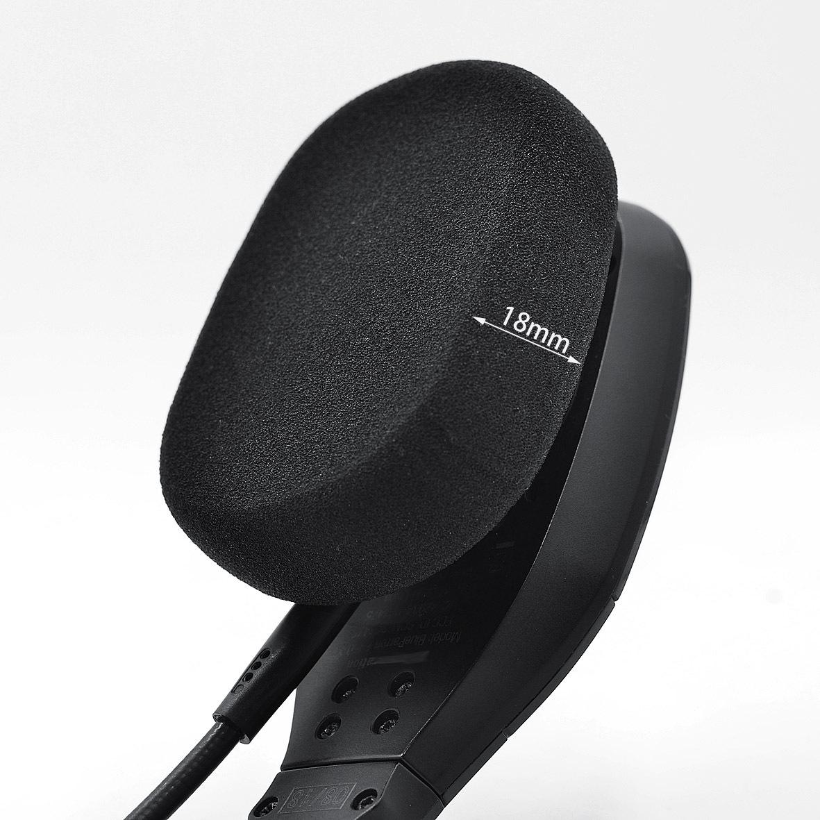 2-Pack Sponge Earmuffs For Vxi Blueparrott B450-Xt-1915197946182373377