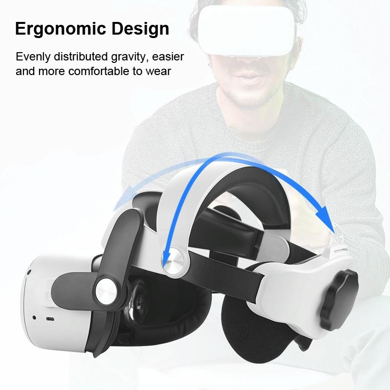 Adjustable Head Strap For Oculus Quest 2 - Universal Fit-1915197749272383490