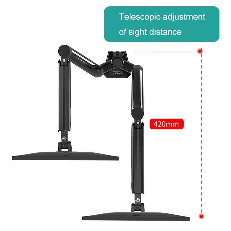 Double Screen Desktop Monitor Bracket - Air Pressure Lift-1964932248088219653