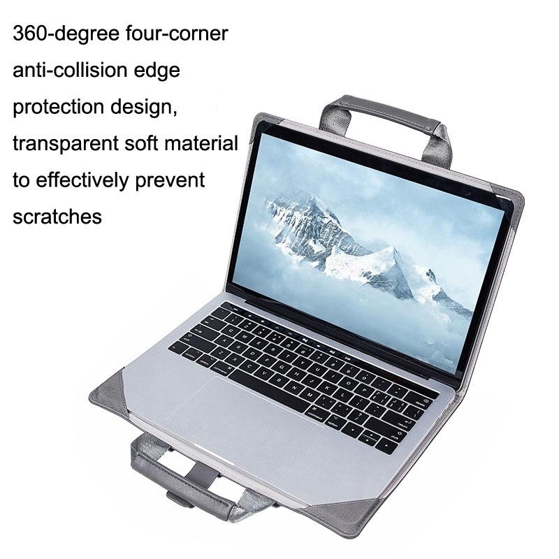 15.4 Inch Laptop Bag & Power Bag - Protective Tote For Macbook Pro - Black-1915197450797322245