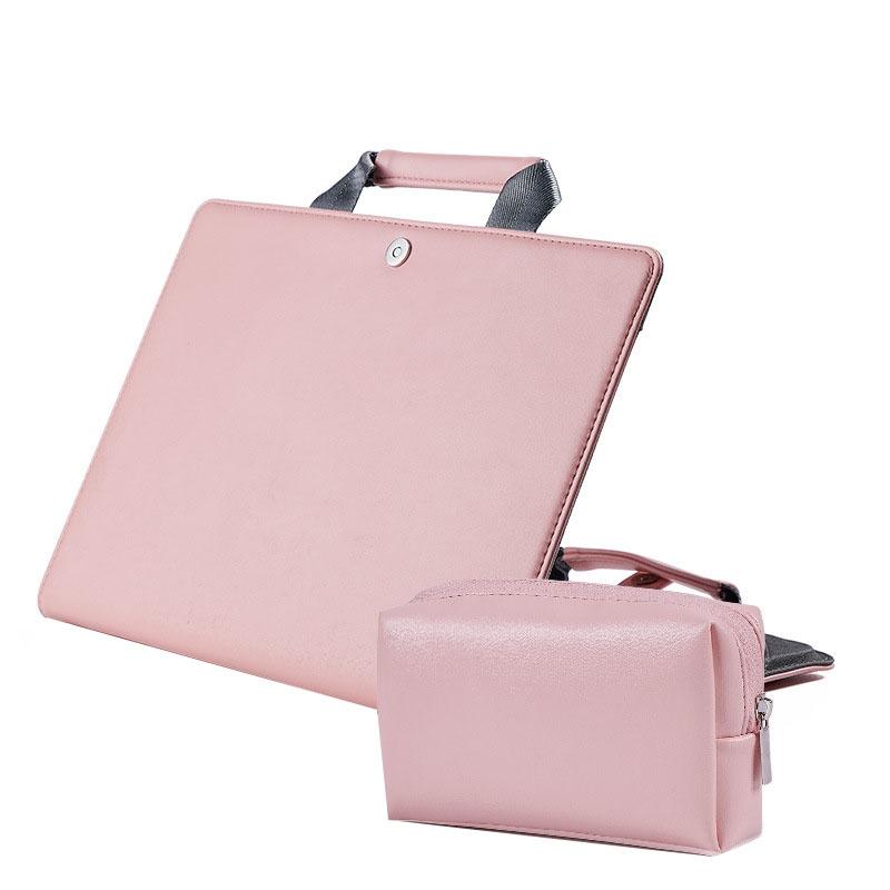 15.4 Inch Macbook Pro Protective Tote & Power Bag - Pink-1915197274070323206