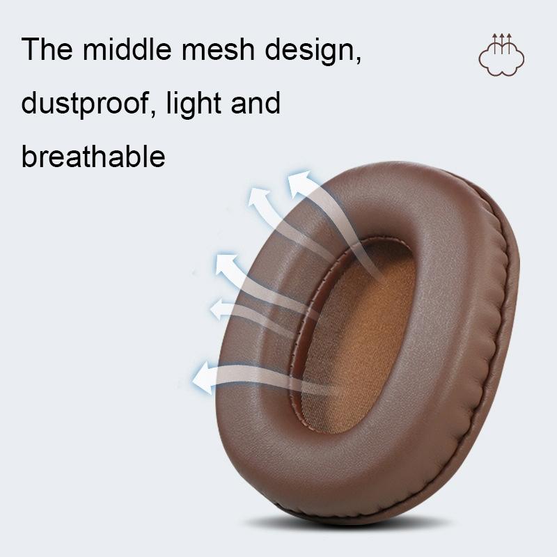 2-Pack Brown Lambskin Headset Earmuffs For Sony Mdr-7506 / V6 / 900St-1915197868302536708