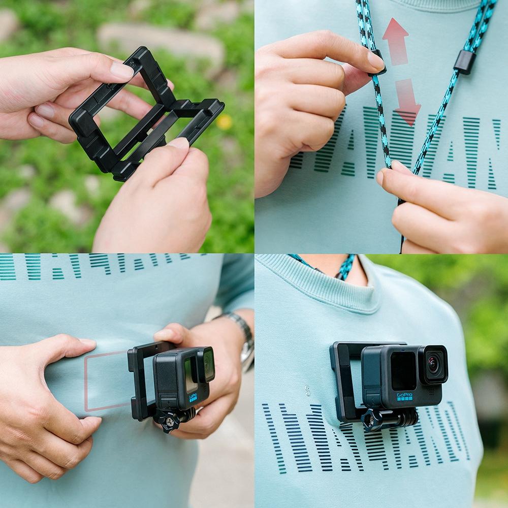 Adjustable Lanyard For Outdoor Live Action Camera With Magnetic Bracket-1915196818514382852