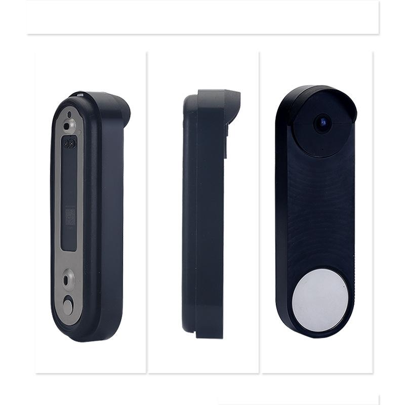 Black Silicone Doorbell Cover For Google Nest Hello Battery-1915196869756194819