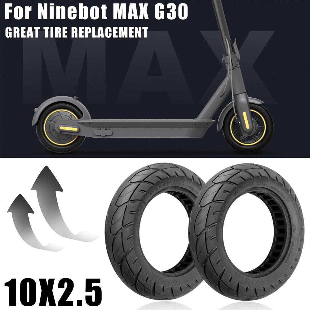 10-Inch Electric Scooter With Explosion-Proof Tires For Ninebot Max G30 - Black-1964932198532517893