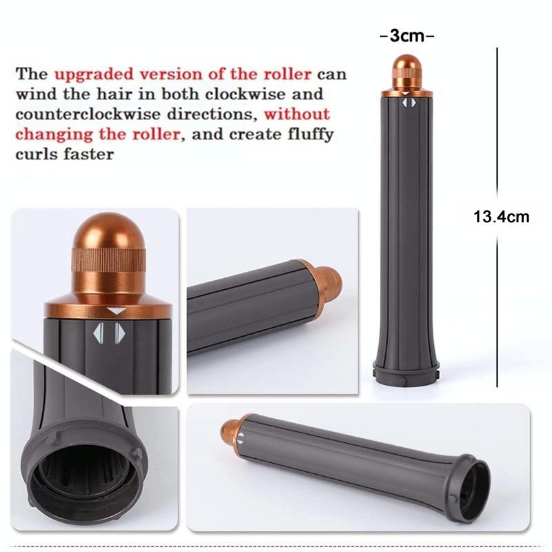 Long Barrel Curling Iron For Dyson Hair Dryer - 13.4Cm Upgraded - 40Mm Red-1922443447185313795