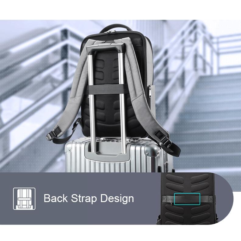 Silver Gray Multifunctional Anti-Theft Laptop Backpack With Usb Charging Hole-1915196842015068167