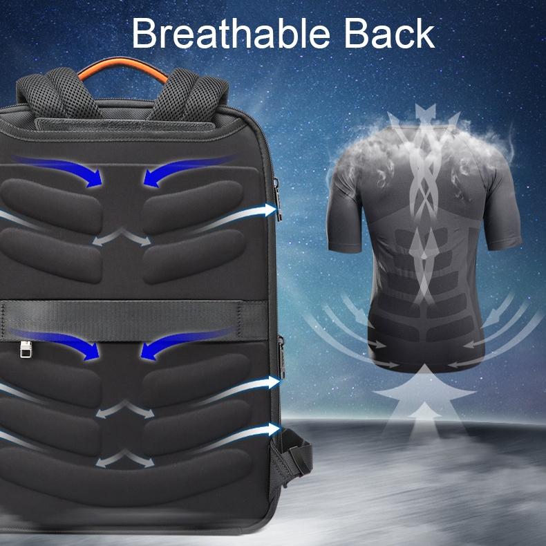 Waterproof Anti-Theft Laptop Backpack With Usb Charging - Regular Version Black-1915198358310490115
