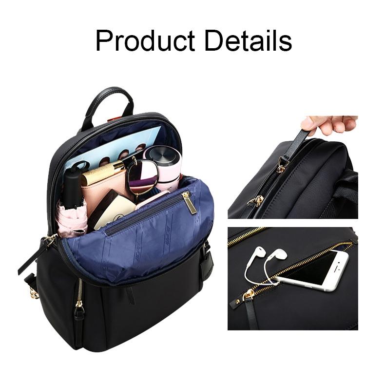 Black Anti-Theft Laptop Backpack With Wear-Resistant Design-1915196941470404611