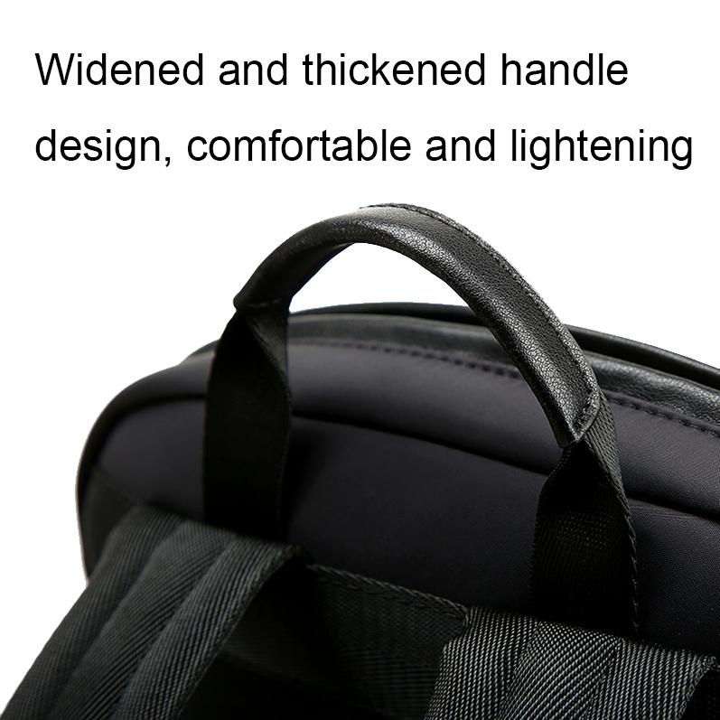 Black Anti-Theft Laptop Backpack With Wear-Resistant Design-1915196941470404612